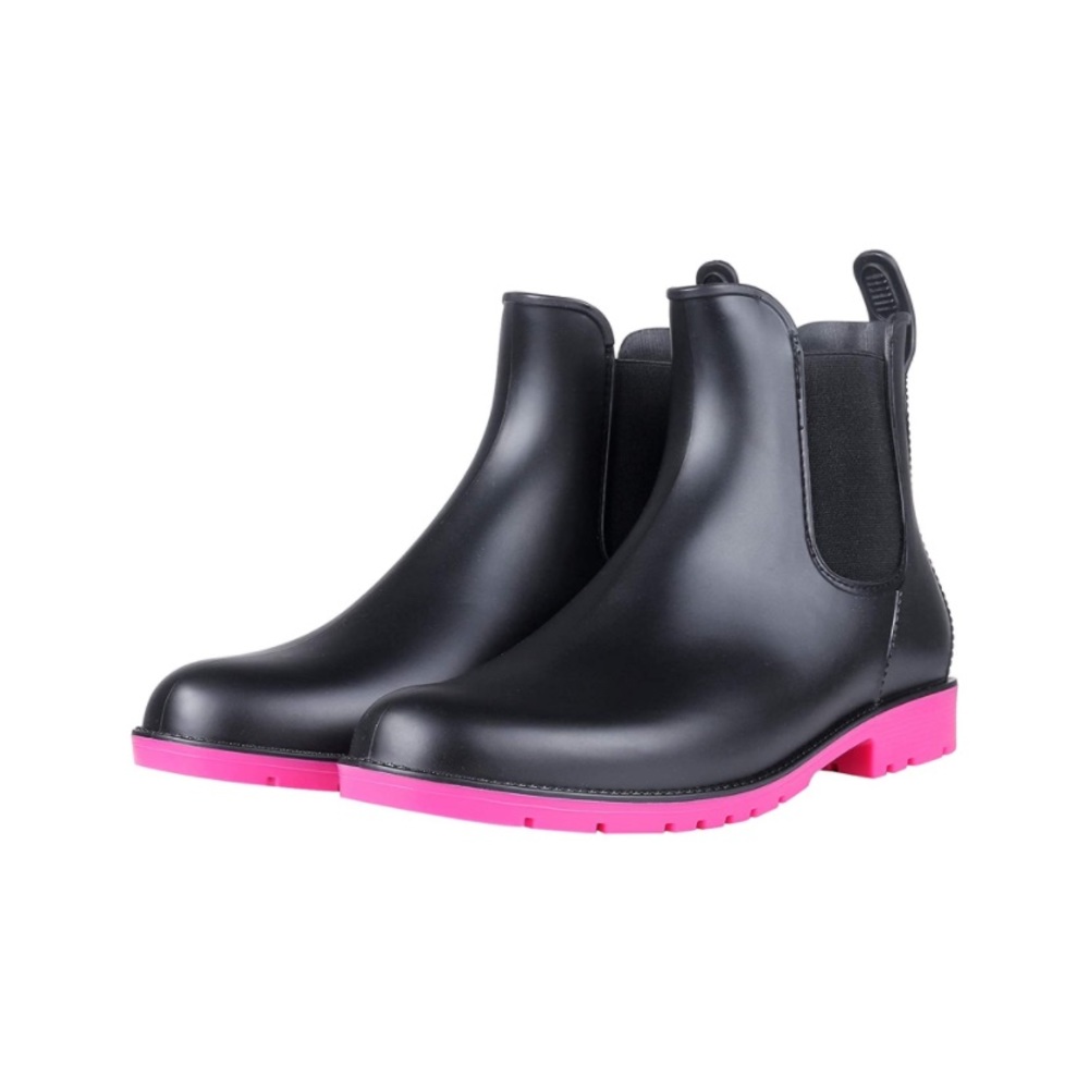 โ SOLD โจ Women's Ankle Rain Boots Waterproof Chelsea Boots - Picture 2 of 11